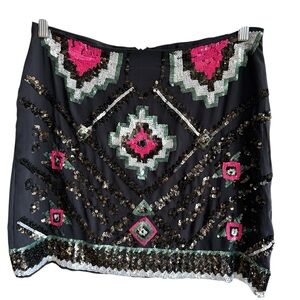 RAKA SEQUIN MINI SKIRT